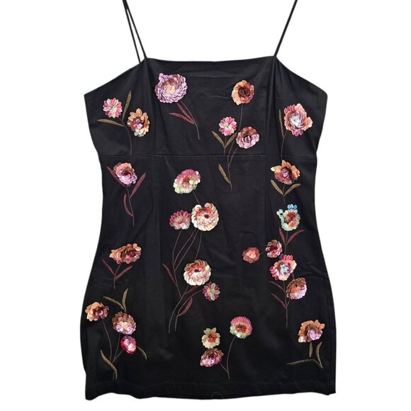 Anthropologie Maeve Womens Plus‎ Size 14 The Brynne 3D Floral Dress NWT - Picture 1 of 16